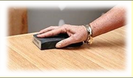 abrasive sanding block application